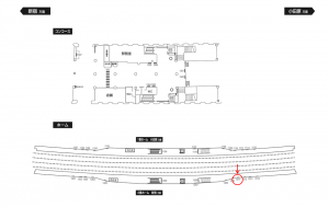 小田急　狛江駅／／№1211駅看板・駅広告、位置図