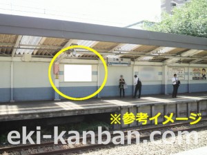 小田急　鶴間駅／／№1707駅看板・駅広告、写真1