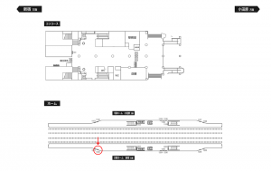 小田急　和泉多摩川駅／／№1202駅看板・駅広告、位置図