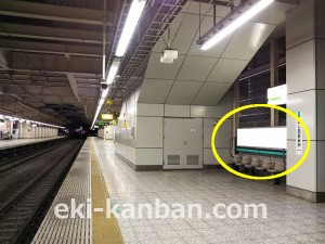 JR／西大宮駅／下りホーム№B02№02駅看板・駅広告、写真2