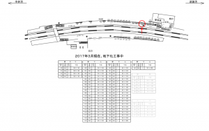 西武　新井薬師前駅／駅でん／№114駅看板・駅広告、位置図