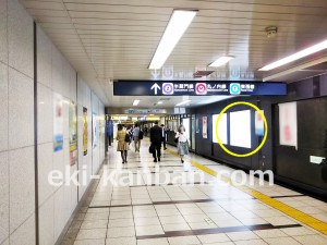 東京メトロ／大手町駅／半蔵門線／№47駅看板・駅広告、写真1