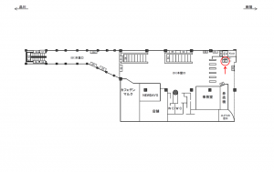 JR／目白駅／本屋口／№45駅看板・駅広告、位置図