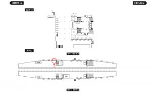 小田急　湘南台駅／／№1103駅看板・駅広告、位置図