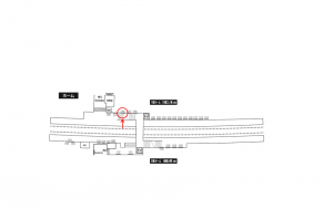 小田急　高座渋谷駅／／№1706駅看板・駅広告、位置図