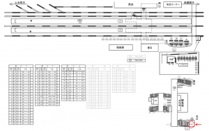 西武　上石神井駅／駅でん／№109駅看板・駅広告、位置図