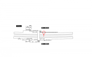 小田急　高座渋谷駅／／№1709駅看板・駅広告、位置図