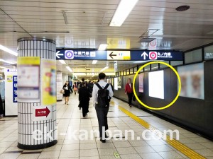 東京メトロ／大手町駅／半蔵門線／№40駅看板・駅広告、写真1