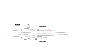 小田急　高座渋谷駅／／№1716駅看板・駅広告、位置図