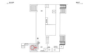 JR／新三郷駅／本屋口／№7駅看板・駅広告、位置図