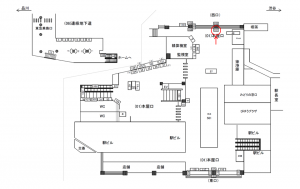 JR／目黒駅／本屋口／№107駅看板・駅広告、位置図