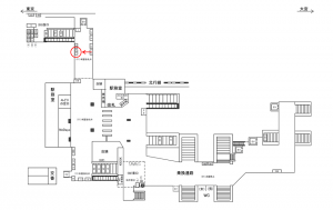 JR／南浦和駅／本屋改札外／№10駅看板・駅広告、位置図