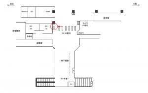 JR／本郷台駅／本屋口／№21駅看板・駅広告、位置図