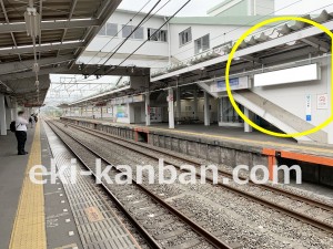 西武　入曽駅／駅でん／№112駅看板・駅広告、写真3