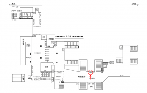 JR／南浦和駅／本屋橋上／№160駅看板・駅広告、位置図