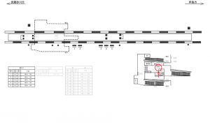 西武　西武立川駅／額面／№204駅看板・駅広告、位置図