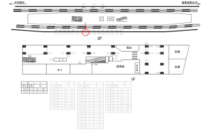 西武　富士見台駅／額面／№220駅看板・駅広告、位置図