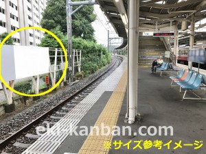 西武　萩山駅／駅だて／№6駅看板・駅広告、写真2