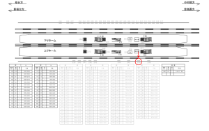 西武　練馬駅／額面／№246駅看板・駅広告、位置図