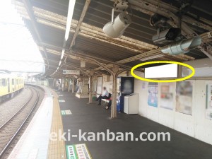 西武　新井薬師前駅／駅でん／№135駅看板・駅広告、写真1