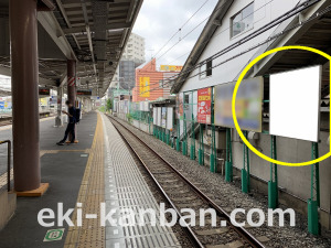 西武　清瀬駅／駅だて／№68駅看板・駅広告、写真1