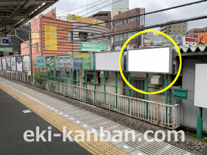 西武　清瀬駅／駅でん／№124駅看板・駅広告、写真2