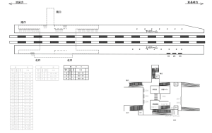 西武　椎名町駅／下りホーム看板駅看板・駅広告、位置図