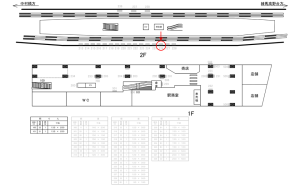 西武　富士見台駅／額面／№226駅看板・駅広告、位置図