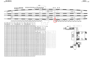 西武　清瀬駅／駅だて／№37駅看板・駅広告、位置図