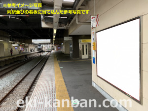 西武　椎名町駅／下りホーム看板駅看板・駅広告、写真3