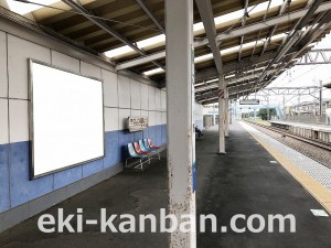 西武　恋ヶ窪駅／ベンチ／№302駅看板・駅広告、写真3