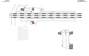 西武　中井駅／額面／№212駅看板・駅広告、位置図