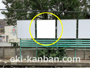 西武　清瀬駅／駅だて／№57駅看板・駅広告、写真3