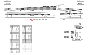 西武　小川駅／駅だて／№51駅看板・駅広告、位置図