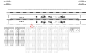 西武　練馬駅／額面／№239駅看板・駅広告、位置図