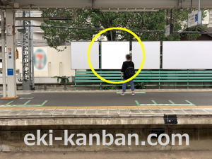 西武　清瀬駅／駅だて／№57駅看板・駅広告、写真2