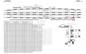 西武　清瀬駅／駅だて／№57駅看板・駅広告、位置図