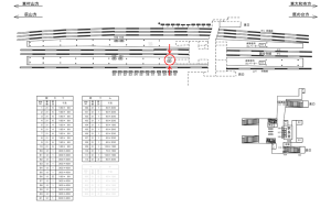 西武　小川駅／駅でん／№112駅看板・駅広告、位置図