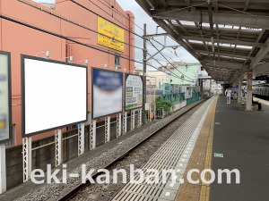 西武　清瀬駅／駅だて／№84駅看板・駅広告、写真1