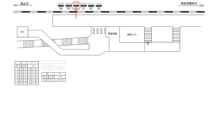 西武 武蔵大和駅/駅だて№50(区画3・4)№4駅看板・駅広告、位置図