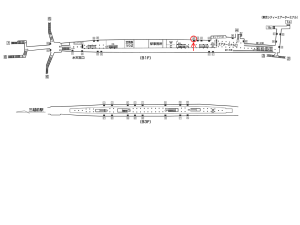 東京メトロ／水天宮前駅／半蔵門線／№42駅看板・駅広告、位置図