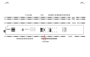 JR／目黒駅／内回り線側／№68駅看板・駅広告、位置図