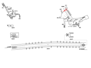 東京メトロ／三越前駅／半蔵門線／№60駅看板・駅広告、位置図