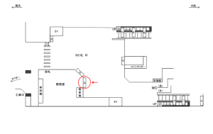 JR／関内駅／北口／№62駅看板・駅広告、位置図