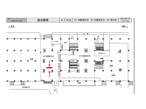 JR／海浜幕張駅／海浜幕張 横断幕① 7日間№7駅臨時広告・駅広告、位置図