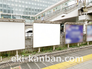 JR／大崎駅／埼京下り側／№3駅看板・駅広告、写真2