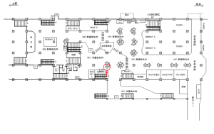 JR／宇都宮駅／本屋改札内／№48駅看板・駅広告、位置図