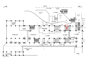 JR／北千住駅／本屋口／№246駅看板・駅広告、位置図