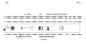 JR／目黒駅／内回り線側／№53駅看板・駅広告、位置図