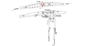 東京メトロ／表参道駅／千代田線／№15駅看板・駅広告、位置図